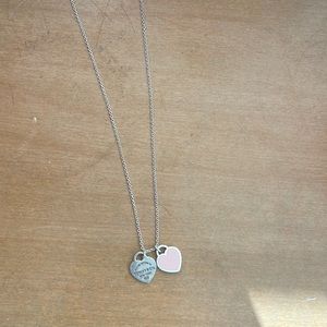 pink heart tiffany necklace!